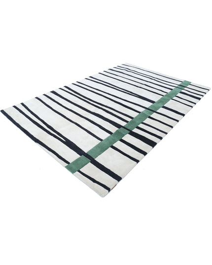 Vista 6' 3" X 9' 7" Hand Tuffted Wool Rug 6' 3" X 9' 7" (191 X 292) / Ivory / Wool