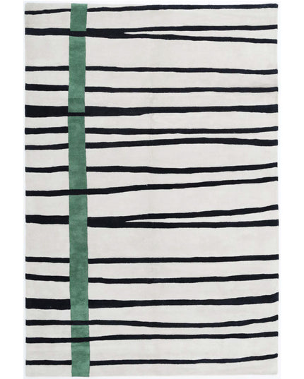 Vista 6' 3" X 9' 7" Hand Tuffted Wool Rug 6' 3" X 9' 7" (191 X 292) / Ivory / Wool