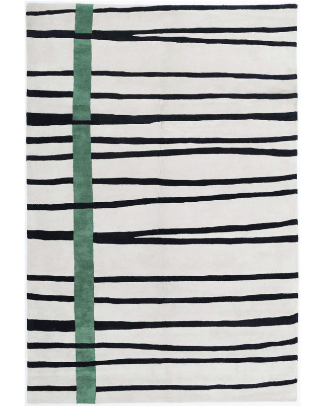 Vista 6' 3" X 9' 7" Hand Tuffted Wool Rug 6' 3" X 9' 7" (191 X 292) / Ivory / Wool