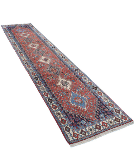 Yalameh 2' 8" X 12' 1" Hand Knotted Wool Rug 2' 8" X 12' 1" (81 X 368) / Rust / Wool