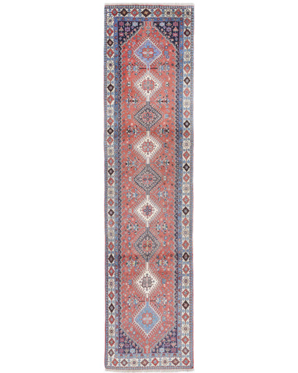 Yalameh 2' 8" X 12' 1" Hand Knotted Wool Rug 2' 8" X 12' 1" (81 X 368) / Rust / Wool