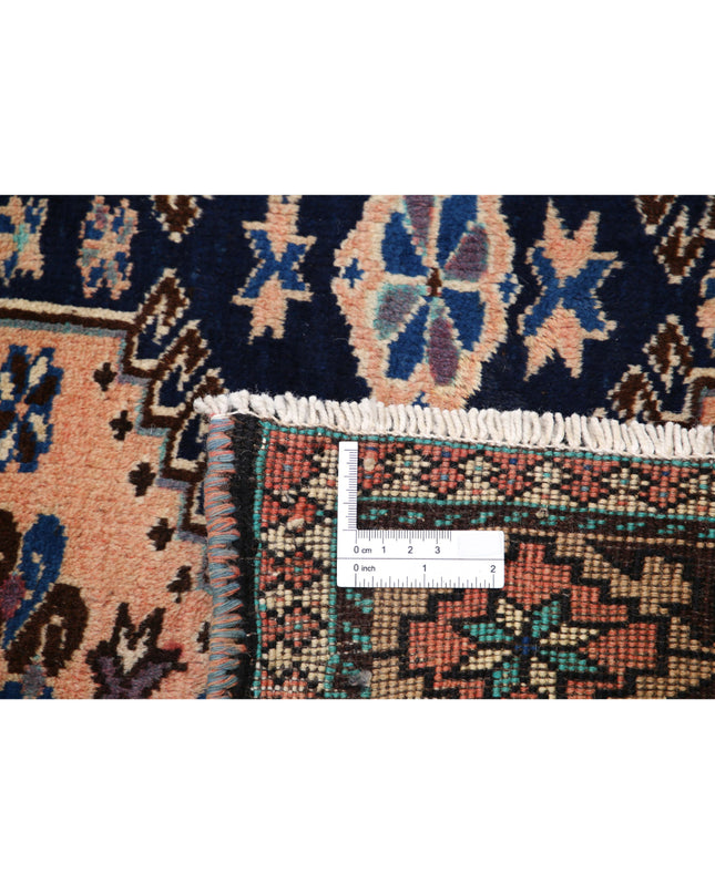 Yalameh 3' 4" X 4' 10" Hand Knotted Wool Rug 3' 4" X 4' 10" (101 X 147) / Peach / Wool