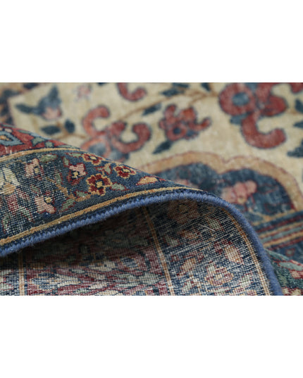 Yazd 11' 8" X 18' 4" Hand Knotted Wool Rug 11' 8" X 18' 4" (356 X 559) / Ivory / Wool