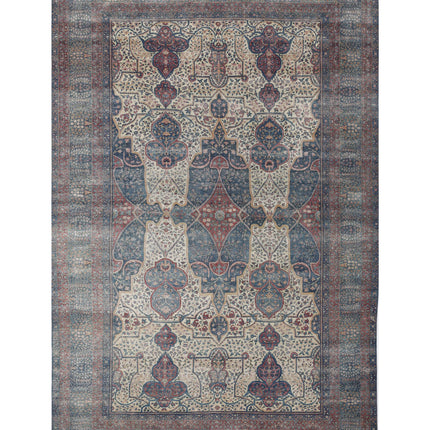 Yazd 11' 8" X 18' 4" Hand Knotted Wool Rug 11' 8" X 18' 4" (356 X 559) / Ivory / Wool