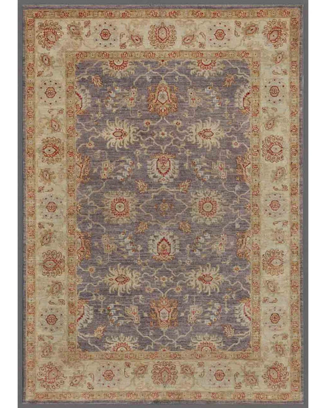 Ziegler 5' 8" X 7' 9" Hand Knotted Wool Rug 5' 8" X 7' 9" (173 X 236) / Lilac / Wool