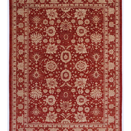 Ziegler 10' 0" X 13' 5" Hand Knotted Wool Rug 10' 0" X 13' 5" (305 X 409) / Red / Wool