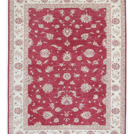 Ziegler 8' 2" X 10' 6" Hand Knotted Wool Rug 8' 2" X 10' 6" (249 X 320) / Red / Wool
