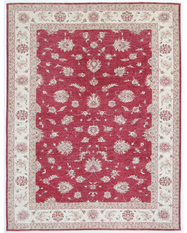 Ziegler 8' 2" X 10' 6" Hand Knotted Wool Rug 8' 2" X 10' 6" (249 X 320) / Red / Wool