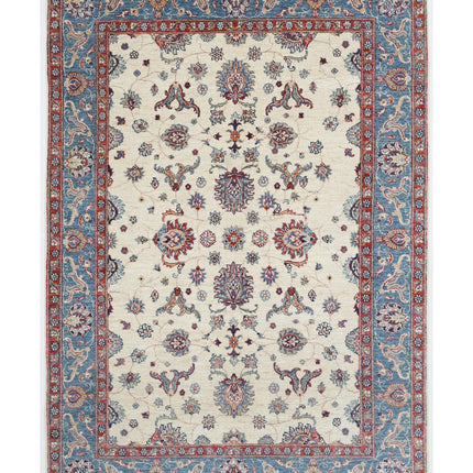 Ziegler 4' 11" X 7' 0" Hand Knotted Wool Rug 4' 11" X 7' 0" (150 X 213) / Beige / Wool