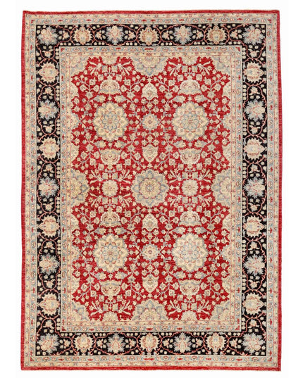 Ziegler 8' 10" X 11' 10" Hand Knotted Wool Rug 8' 10" X 11' 10" (269 X 361) / Red / Wool