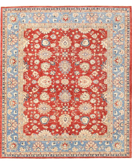 Ziegler 8' 3" X 9' 7" Hand Knotted Wool Rug 8' 3" X 9' 7" (251 X 292) / Red / Wool