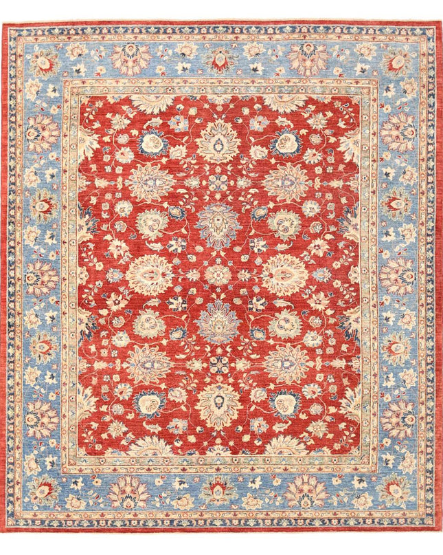 Ziegler 8' 3" X 9' 7" Hand Knotted Wool Rug 8' 3" X 9' 7" (251 X 292) / Red / Wool