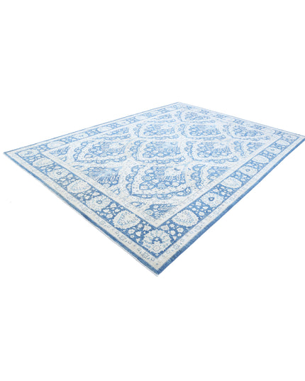 Ziegler 8' 7" X 11' 10" Hand Knotted Wool Rug 8' 7" X 11' 10" (262 X 361) / Blue / Wool