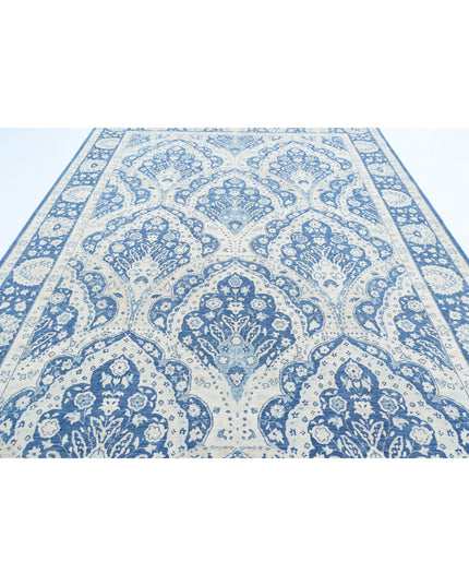 Ziegler 8' 7" X 11' 10" Hand Knotted Wool Rug 8' 7" X 11' 10" (262 X 361) / Blue / Wool