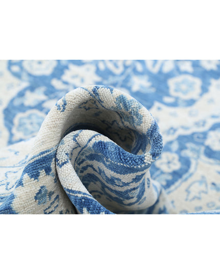 Ziegler 8' 7" X 11' 10" Hand Knotted Wool Rug 8' 7" X 11' 10" (262 X 361) / Blue / Wool