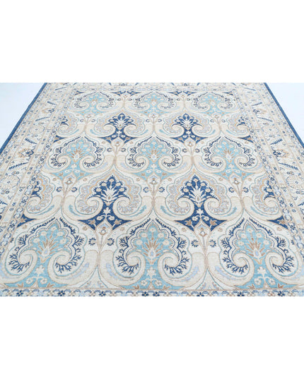 Ziegler 8' 2" X 9' 5" Hand Knotted Wool Rug 8' 2" X 9' 5" (249 X 287) / Blue / Wool