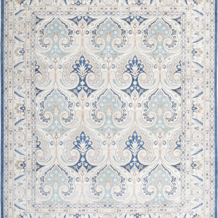 Ziegler 8' 2" X 9' 5" Hand Knotted Wool Rug 8' 2" X 9' 5" (249 X 287) / Blue / Wool