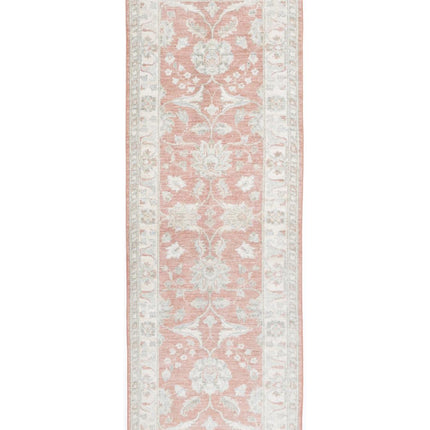 Ziegler 2' 7" X 7' 9" Hand Knotted Wool Rug 2' 7" X 7' 9" (79 X 236) / Rust / Wool