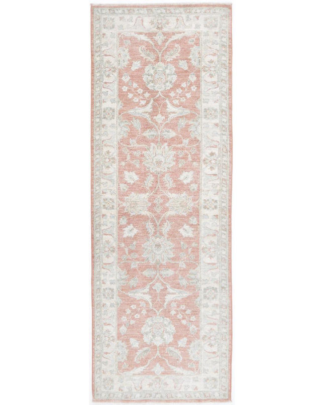 Ziegler 2' 7" X 7' 9" Hand Knotted Wool Rug 2' 7" X 7' 9" (79 X 236) / Rust / Wool