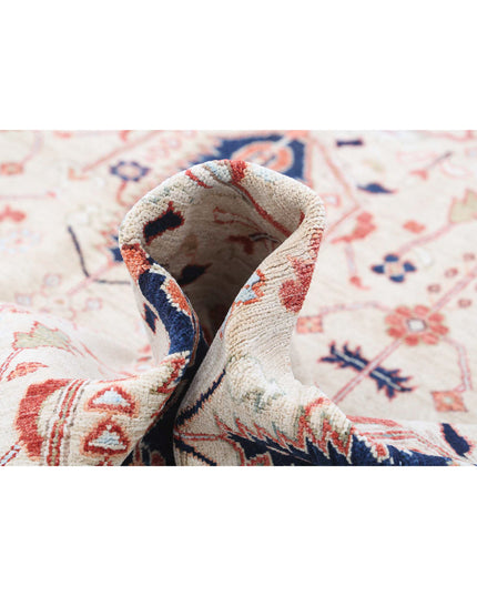 Ziegler 8' 1" X 9' 11" Hand Knotted Wool Rug 8' 1" X 9' 11" (246 X 302) / Ivory / Wool