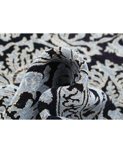 Ziegler 8' 0" X 9' 11" Hand Knotted Wool Rug 8' 0" X 9' 11" (244 X 302) / Black / Wool