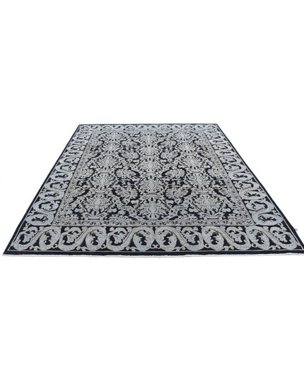 Ziegler 8' 0" X 9' 11" Hand Knotted Wool Rug 8' 0" X 9' 11" (244 X 302) / Black / Wool
