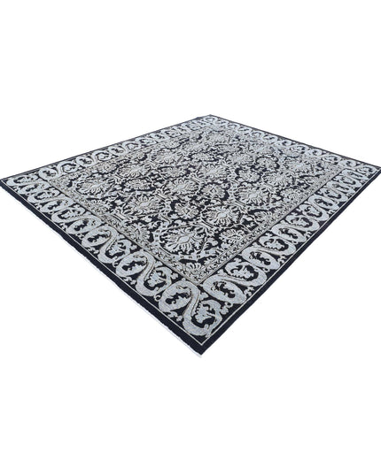 Ziegler 8' 0" X 9' 11" Hand Knotted Wool Rug 8' 0" X 9' 11" (244 X 302) / Black / Wool