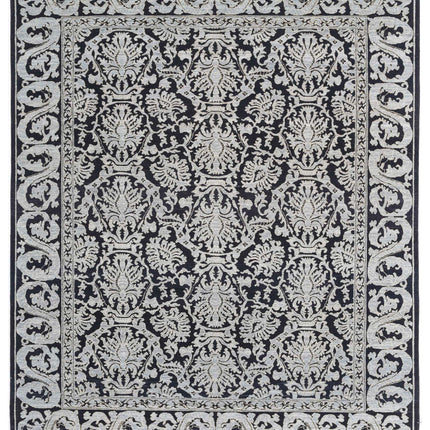 Ziegler 8' 0" X 9' 11" Hand Knotted Wool Rug 8' 0" X 9' 11" (244 X 302) / Black / Wool
