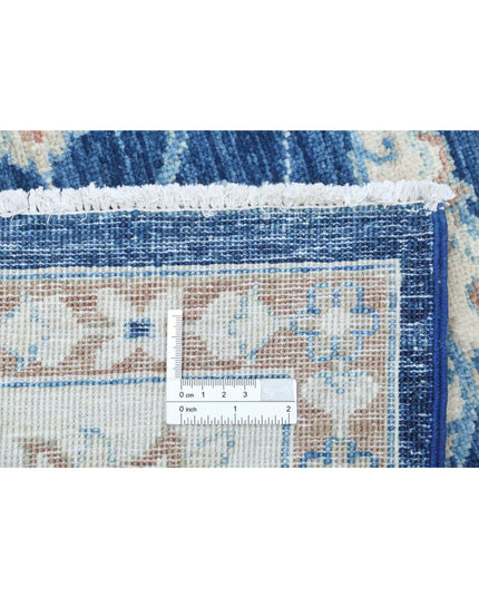 Ziegler 7' 10" X 9' 6" Hand Knotted Wool Rug 7' 10" X 9' 6" (239 X 290) / Blue / Wool