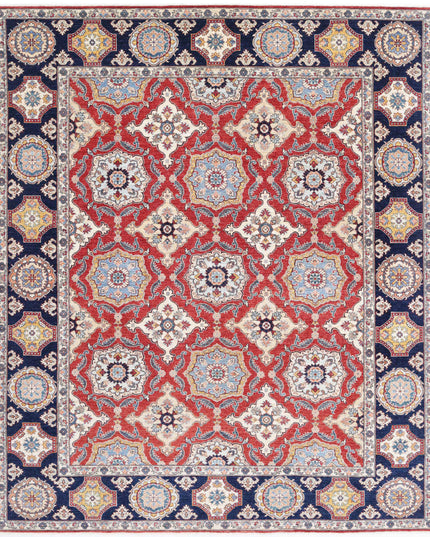 Ziegler 8' 2" X 9' 9" Hand Knotted Wool Rug 8' 2" X 9' 9" (249 X 297) / Red / Wool