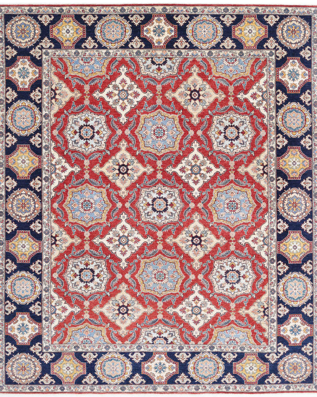Ziegler 8' 2" X 9' 9" Hand Knotted Wool Rug 8' 2" X 9' 9" (249 X 297) / Red / Wool