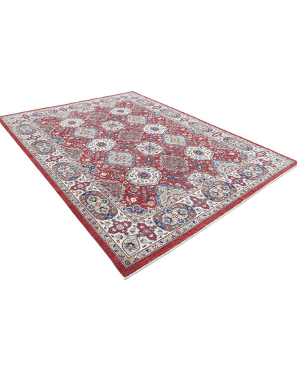 Ziegler 7' 9" X 10' 0" Hand Knotted Wool Rug 7' 9" X 10' 0" (236 X 305) / Red / Wool