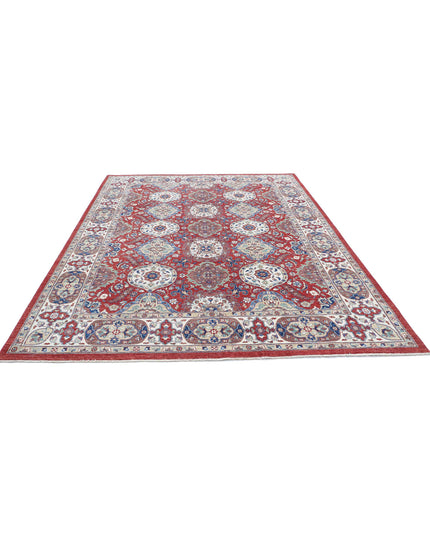 Ziegler 7' 9" X 10' 0" Hand Knotted Wool Rug 7' 9" X 10' 0" (236 X 305) / Red / Wool