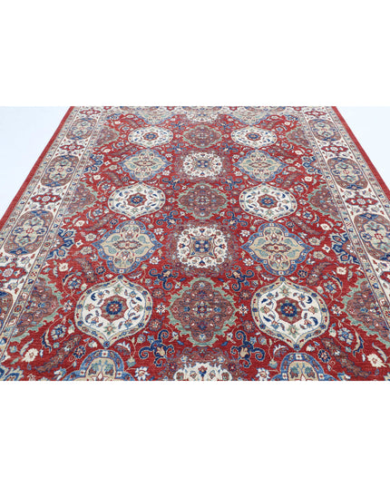 Ziegler 7' 9" X 10' 0" Hand Knotted Wool Rug 7' 9" X 10' 0" (236 X 305) / Red / Wool