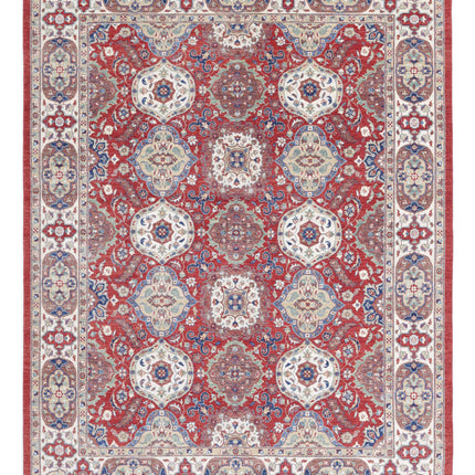 Ziegler 7' 9" X 10' 0" Hand Knotted Wool Rug 7' 9" X 10' 0" (236 X 305) / Red / Wool