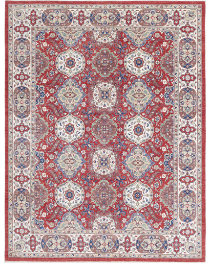 Ziegler 7' 9" X 10' 0" Hand Knotted Wool Rug 7' 9" X 10' 0" (236 X 305) / Red / Wool