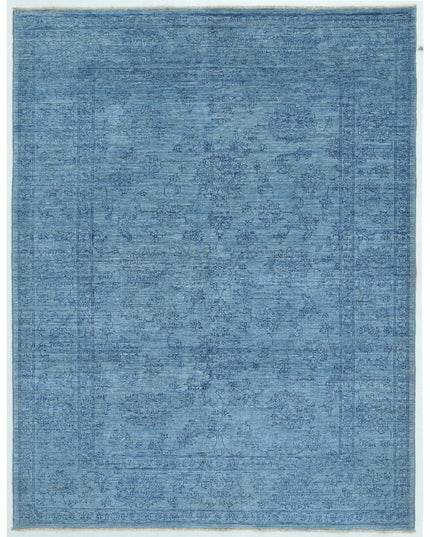 Ziegler 4' 11" X 6' 4" Hand Knotted Wool Rug 4' 11" X 6' 4" (150 X 193) / Blue / Wool