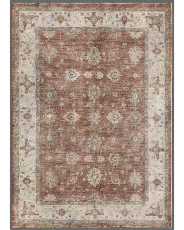 Ziegler 5' 7" X 7' 9" Hand Knotted Wool Rug 5' 7" X 7' 9" (170 X 236) / Taupe / Wool