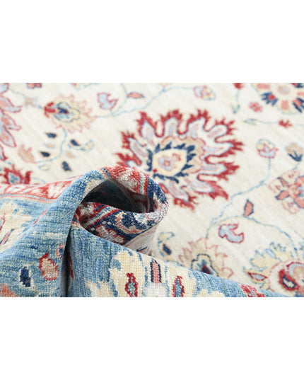 Ziegler 7' 11" X 9' 10" Hand Knotted Wool Rug 7' 11" X 9' 10" (241 X 300) / Ivory / Wool