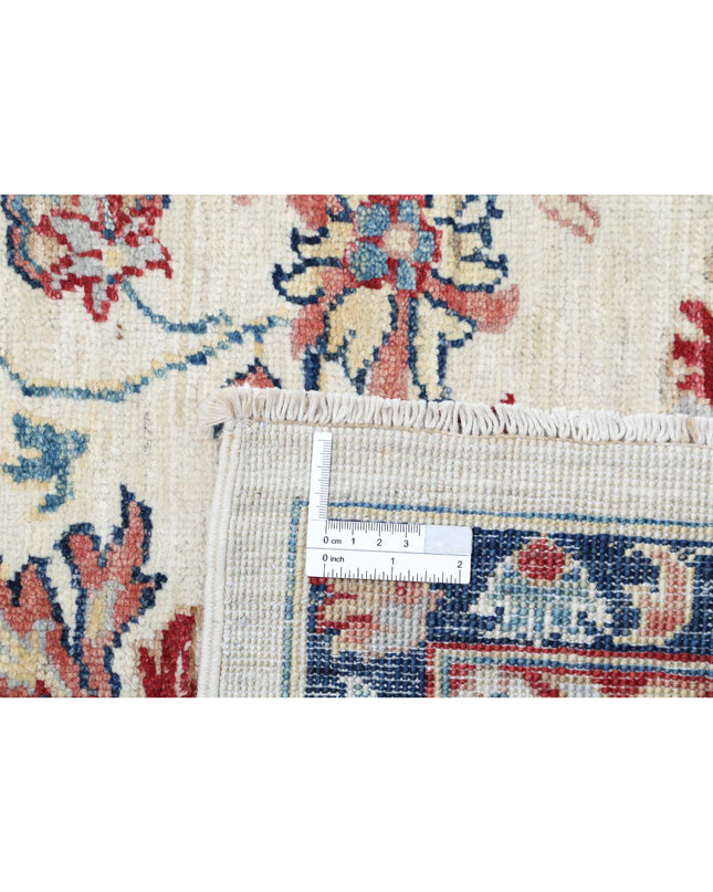 Ziegler 7' 11" X 9' 10" Hand Knotted Wool Rug 7' 11" X 9' 10" (241 X 300) / Ivory / Wool