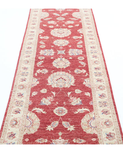 Ziegler 2' 6" X 10' 0" Hand Knotted Wool Rug 2' 6" X 10' 0" (76 X 305) / Red / Wool