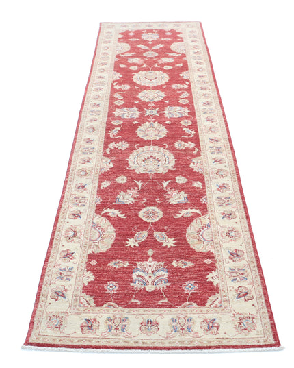Ziegler 2' 6" X 10' 0" Hand Knotted Wool Rug 2' 6" X 10' 0" (76 X 305) / Red / Wool