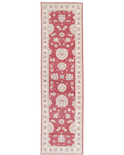 Ziegler 2' 6" X 10' 0" Hand Knotted Wool Rug 2' 6" X 10' 0" (76 X 305) / Red / Wool