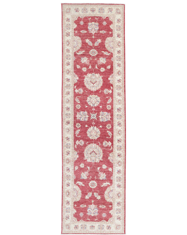 Ziegler 2' 6" X 10' 0" Hand Knotted Wool Rug 2' 6" X 10' 0" (76 X 305) / Red / Wool