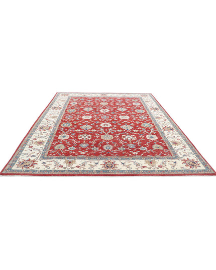Ziegler 8' 2" X 11' 0" Hand Knotted Wool Rug 8' 2" X 11' 0" (249 X 335) / Red / Wool