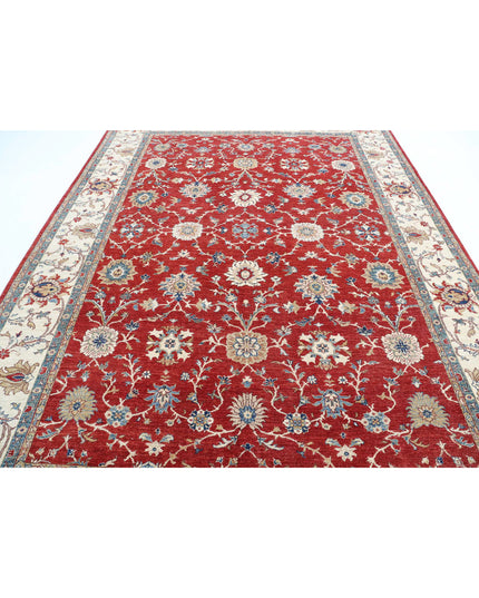 Ziegler 8' 2" X 11' 0" Hand Knotted Wool Rug 8' 2" X 11' 0" (249 X 335) / Red / Wool
