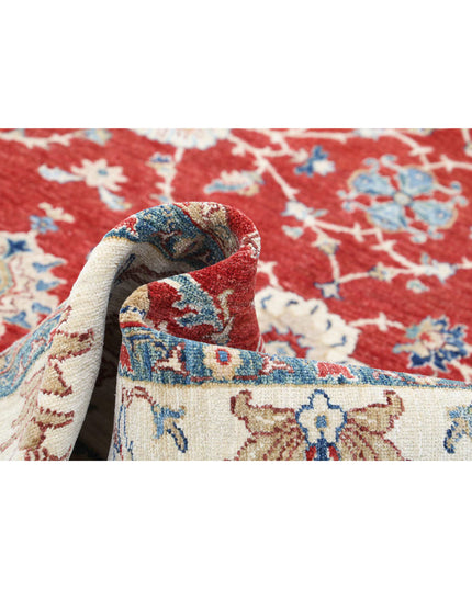 Ziegler 8' 2" X 11' 0" Hand Knotted Wool Rug 8' 2" X 11' 0" (249 X 335) / Red / Wool