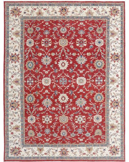 Ziegler 8' 2" X 11' 0" Hand Knotted Wool Rug 8' 2" X 11' 0" (249 X 335) / Red / Wool