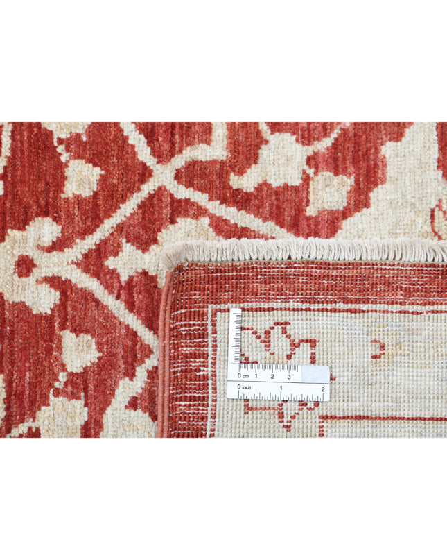 Ziegler 7' 10" X 10' 8" Hand Knotted Wool Rug 7' 10" X 10' 8" (239 X 325) / Red / Wool
