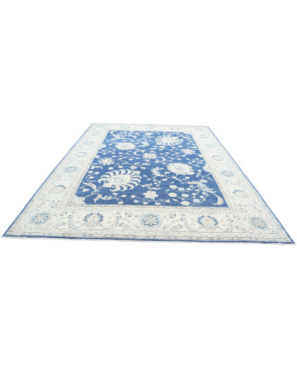 Ziegler 8' 11" X 12' 6" Hand Knotted Wool Rug 8' 11" X 12' 6" (272 X 381) / Blue / Wool